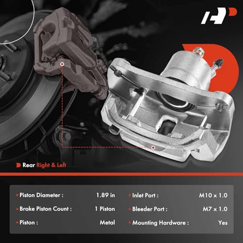 Disc Brake Caliper Assembly with Bracket Rear Left Driver Side T80164