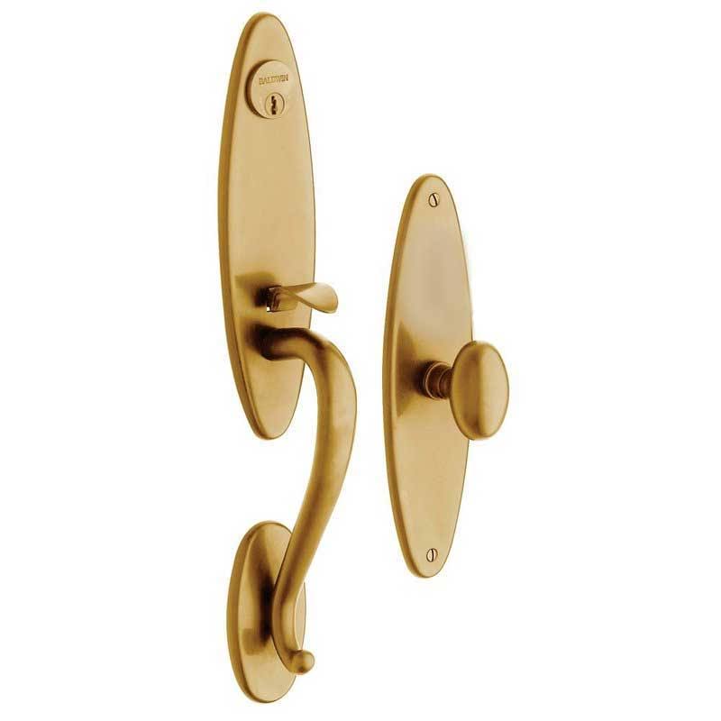 Vintage Brass Dummy Handleset Trim Set D958