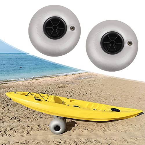 2-Pack PVC Inflatable Beach Wheels Tires H44427