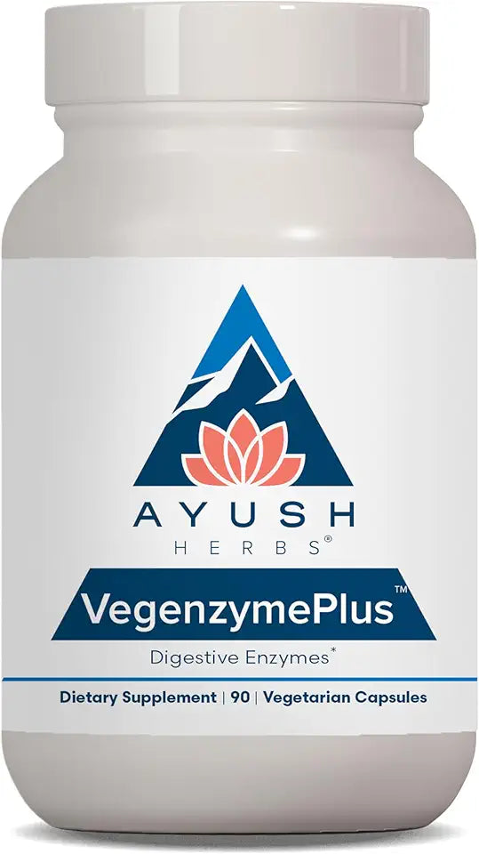 Digestive Enzymes with Bromelain Lipase Lactase Protease 60 Capsules V4118
