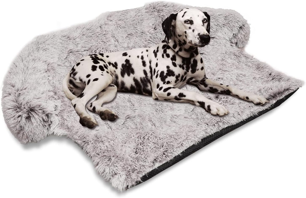 Grey Extra Large Plush Dog Bed P267