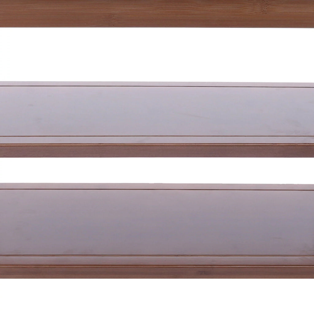 3-Tier Bamboo Shoe Rack Bench T630088