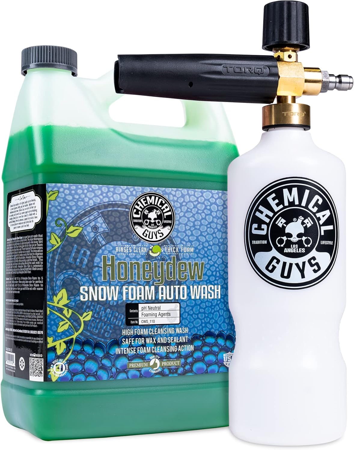 Foam Cannon and Hybrid V7 Auto Wash, 1 Gal B421