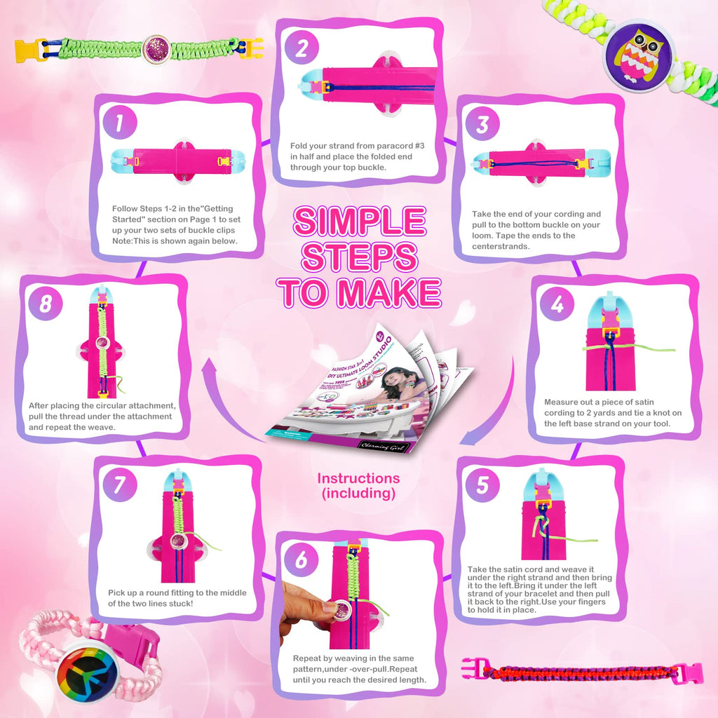Friendship Bracelet Making Kits Jewellery Sewing Craft Set H594593