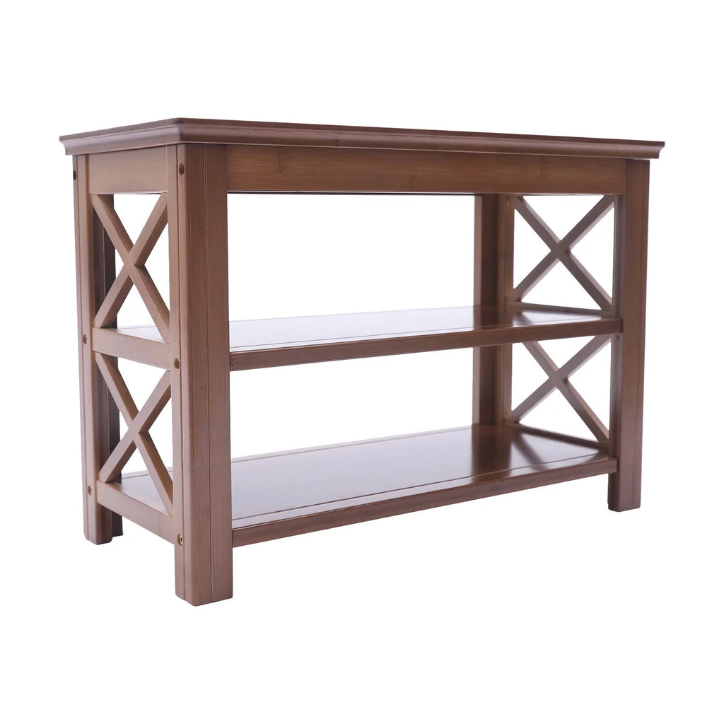 3-Tier Bamboo Shoe Rack Bench T630088
