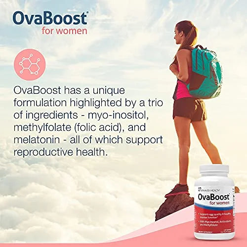 Myo-Inositol Folate CoQ10 Vitamins Fertility Supplement 120 Capsules A39155