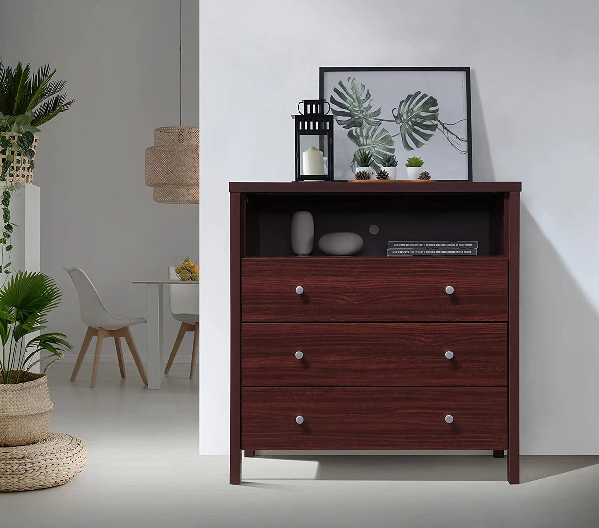 Black Shelf Dresser A155