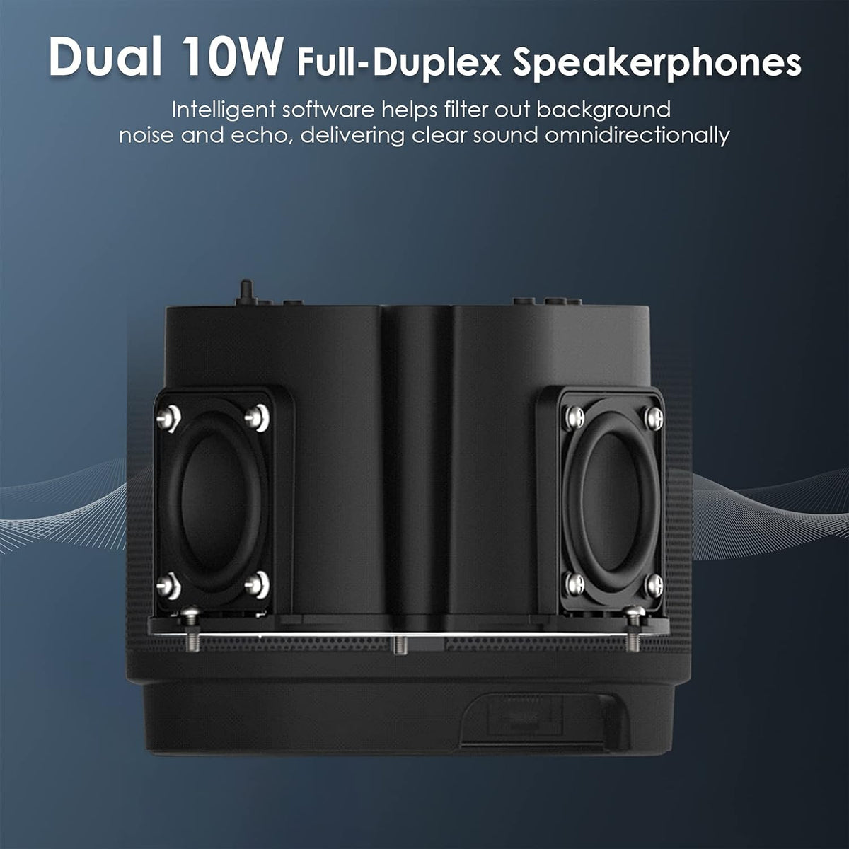 8K 360-Degree Video Conference Camera with 8 Noise-Cancelling Microphones and Speaker E877