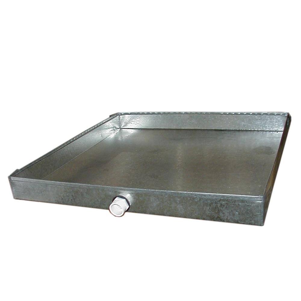 16 in. x 44 in. Drain Pan with PVC Connector U592