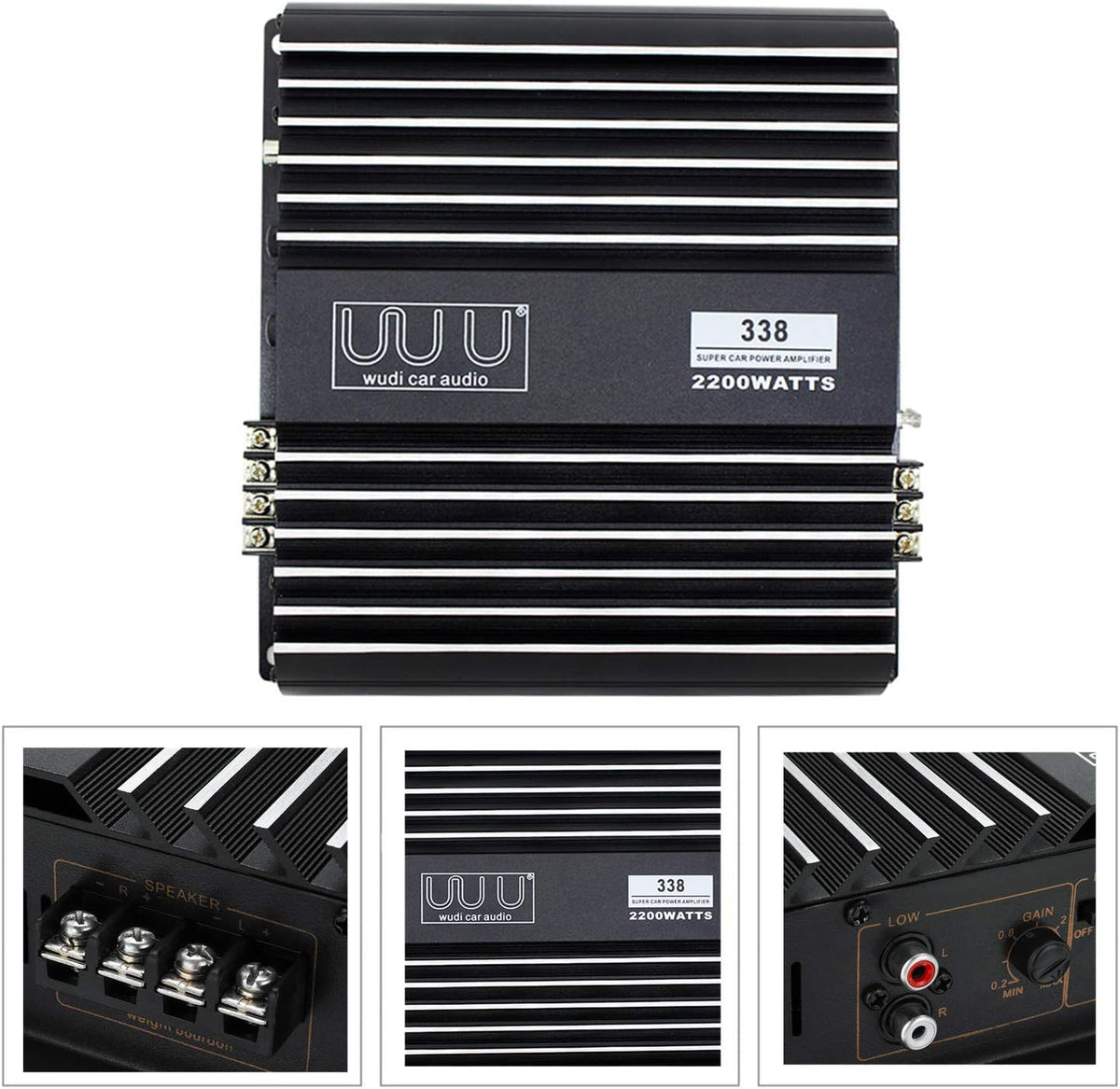 2 Channel 2200W Car Amplifier Pack of 2 K576