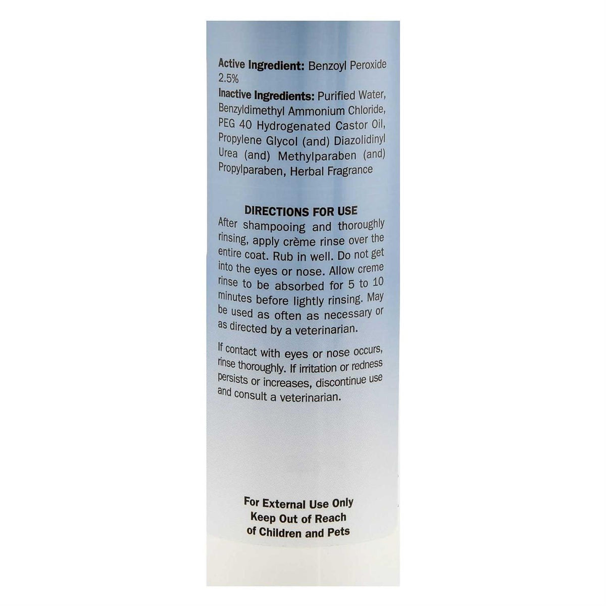 Benzoyl Peroxide Creme Rinse P984034