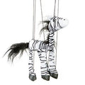 16 In. Baby Zebra Marionette Puppet Q339223
