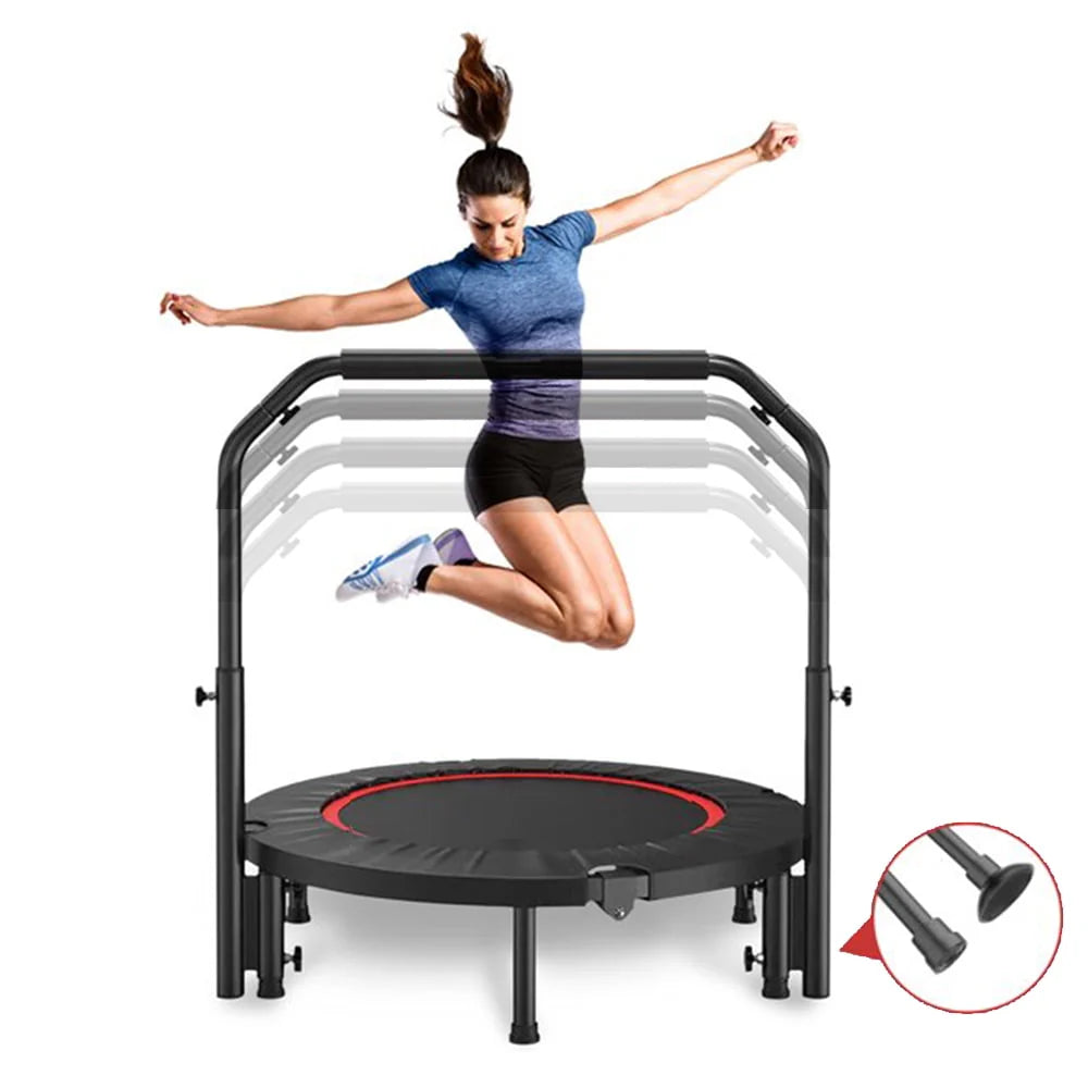 40 Fitness Mini Trampoline with Adjustable Handle Z6294