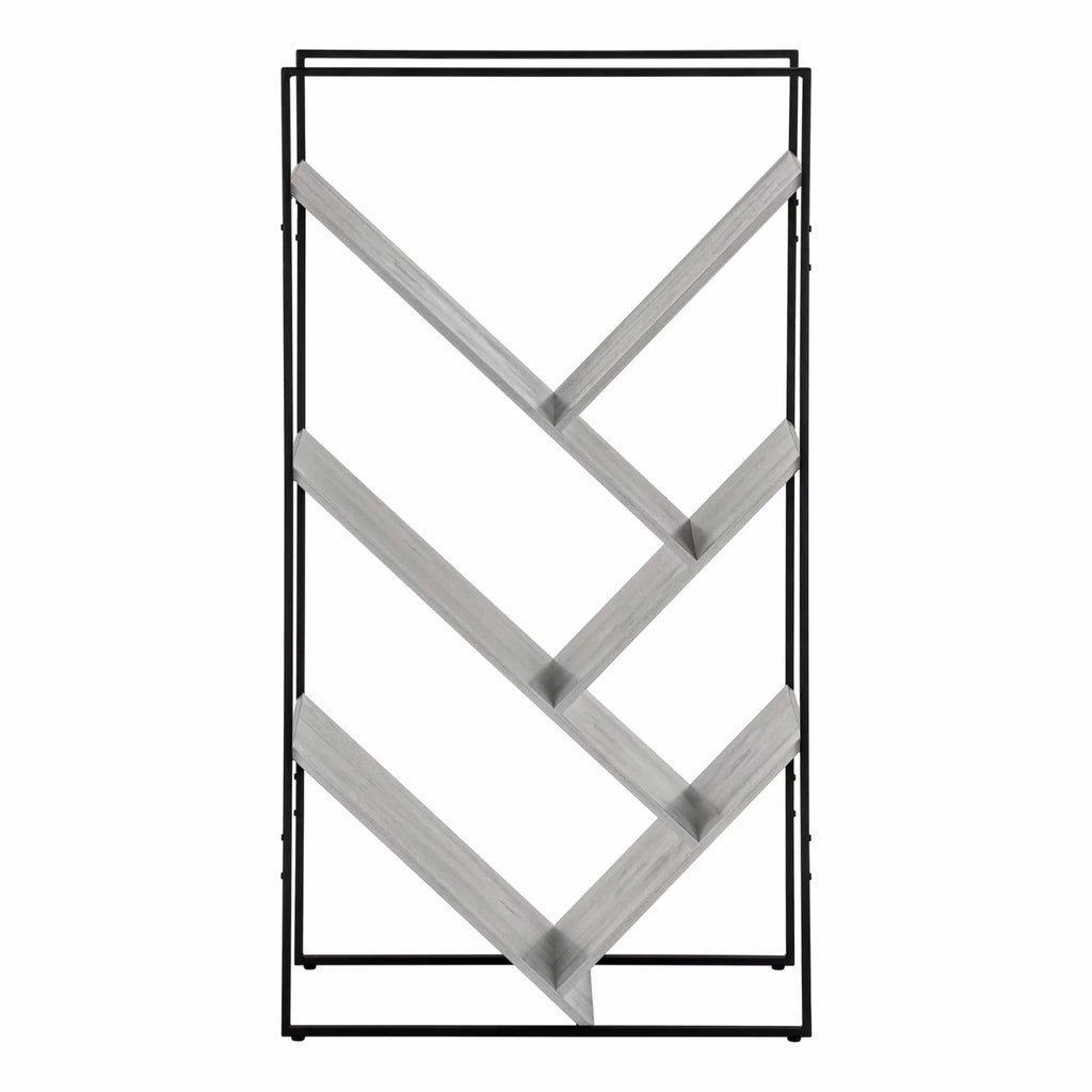 Grey Laminate 3 Tier Bookshelf O561