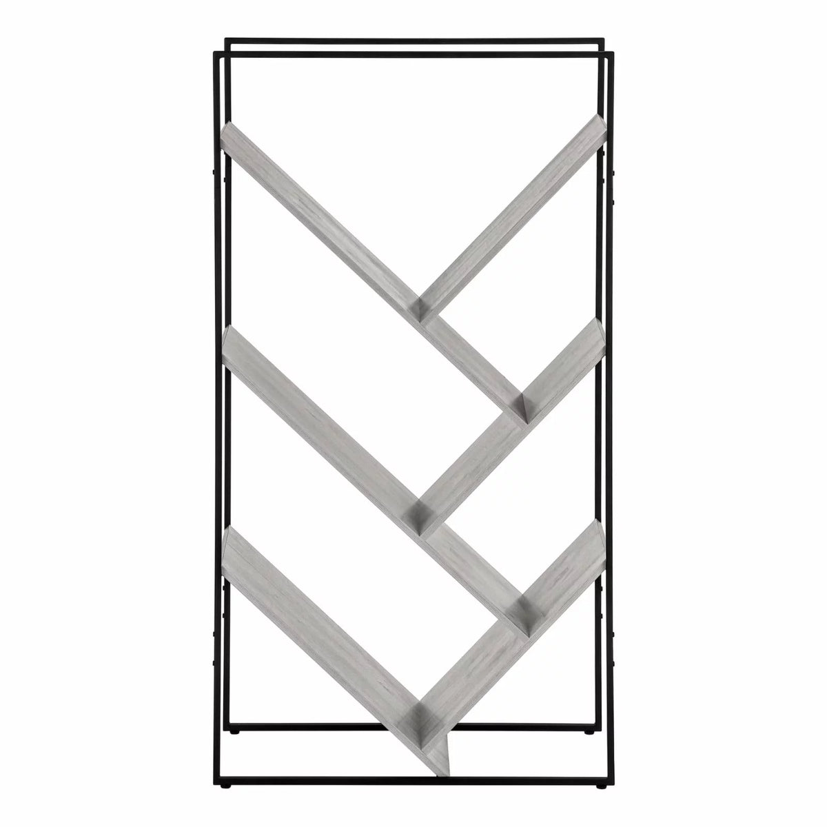 Grey Laminate 3 Tier Bookshelf O561