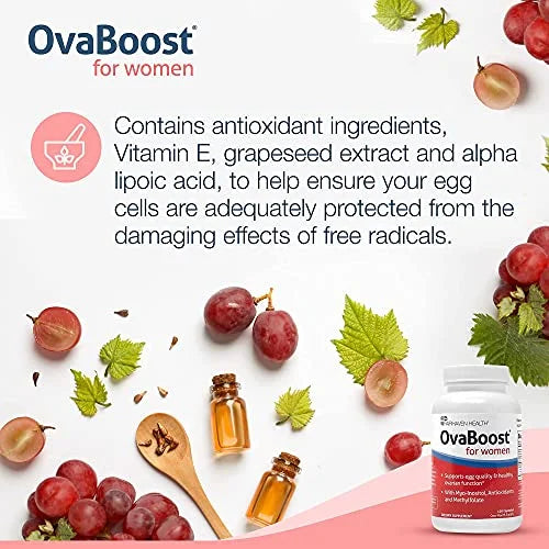 Myo-Inositol Folate CoQ10 Vitamins Fertility Supplement 120 Capsules A39155