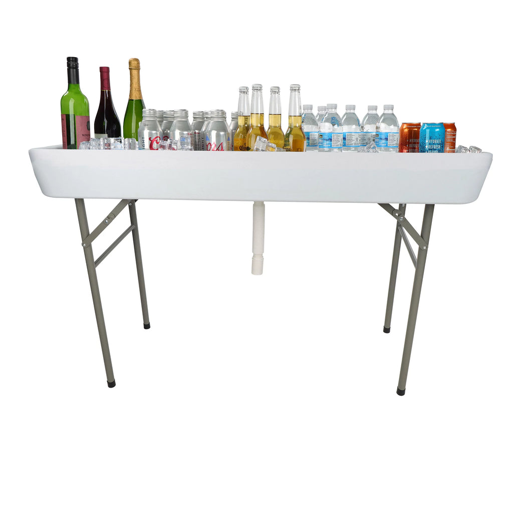 Folding Ice Cooler Table D7858