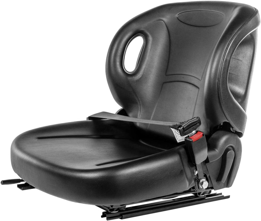 Universal Replacement Forklift Seat with Retractable Seat Belt Switch E5609