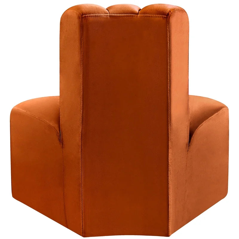 Cognac Velvet Corner Z894