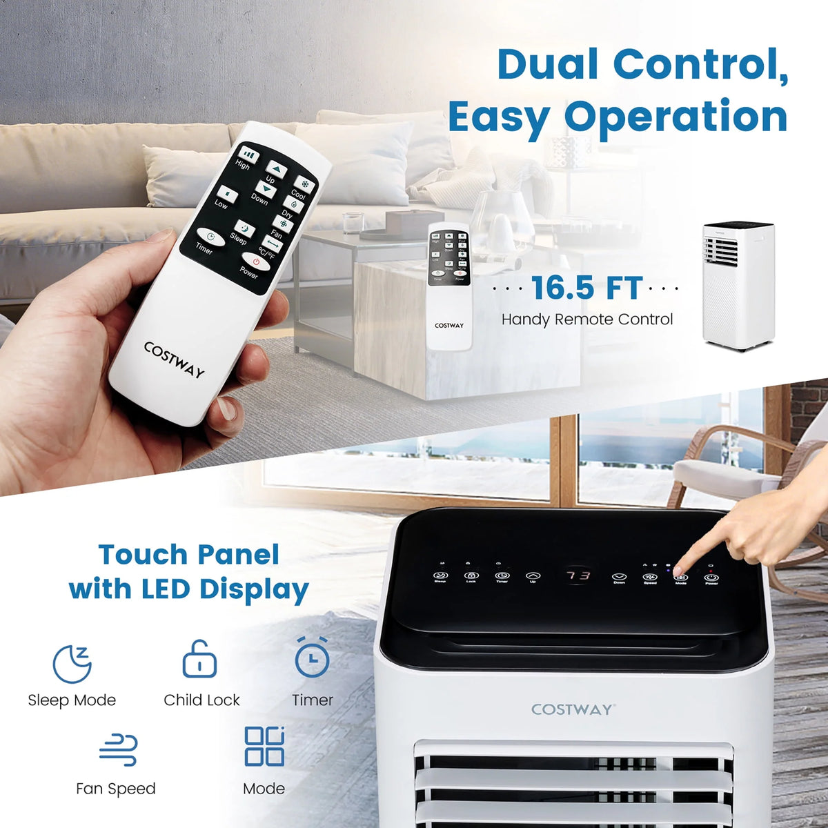 10000 BTU 4-in-1 Portable Air Conditioner R84369