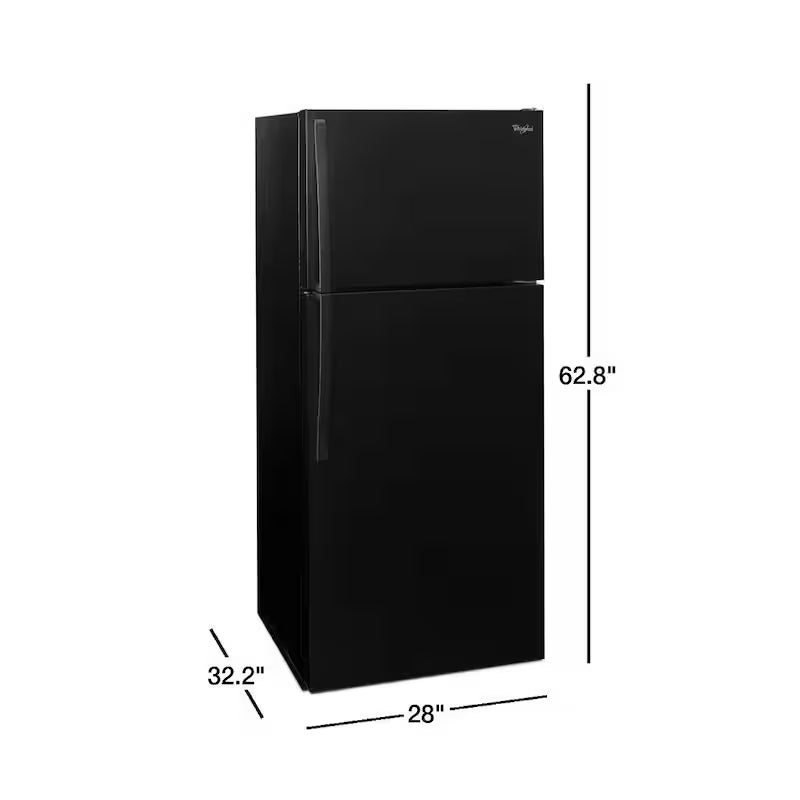 Black Top Freezer Refrigerator I3773