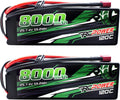 7.4V 8000mAh 2S 120C Hard Case Lipo Battery with T Plug (2Packs) O647