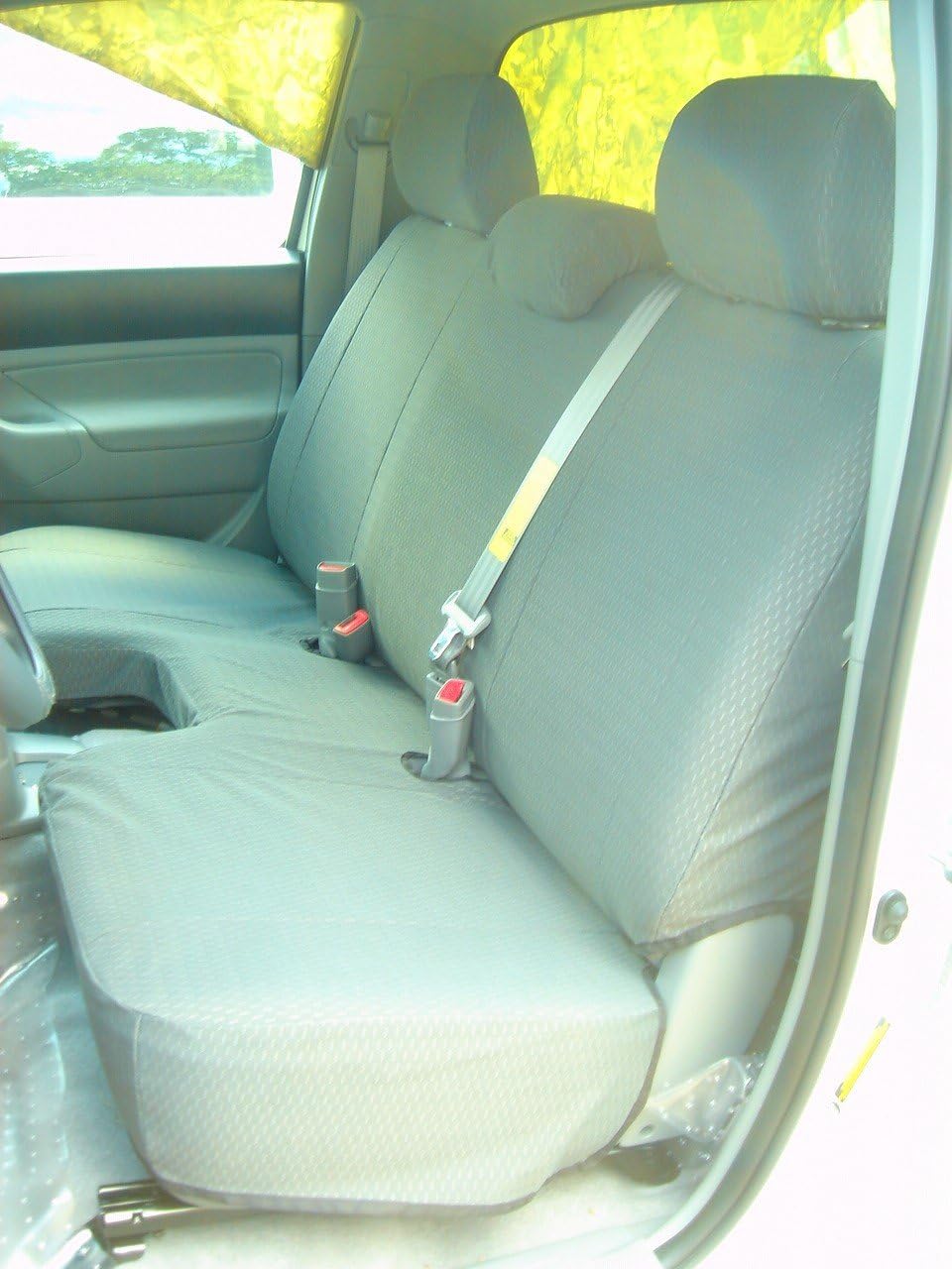 Dark Gray Automotive Twill Seat Covers W239577