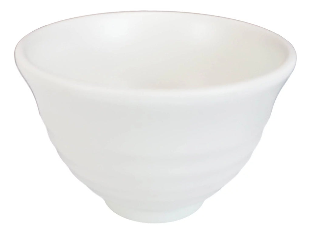 Matte White Melamine Bowls Pack Of 6 T705913