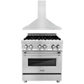 30 in. Dual Fuel Range & 30 in. Range Hood B636234
