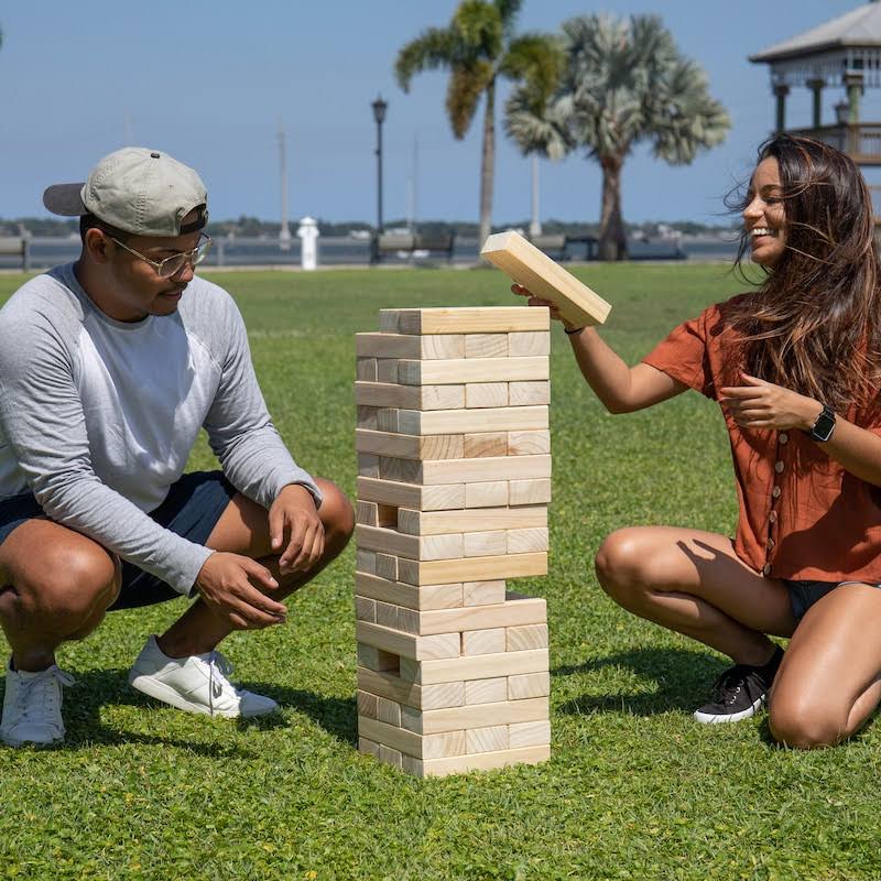 Giant Wooden Tumble Tower Game C880