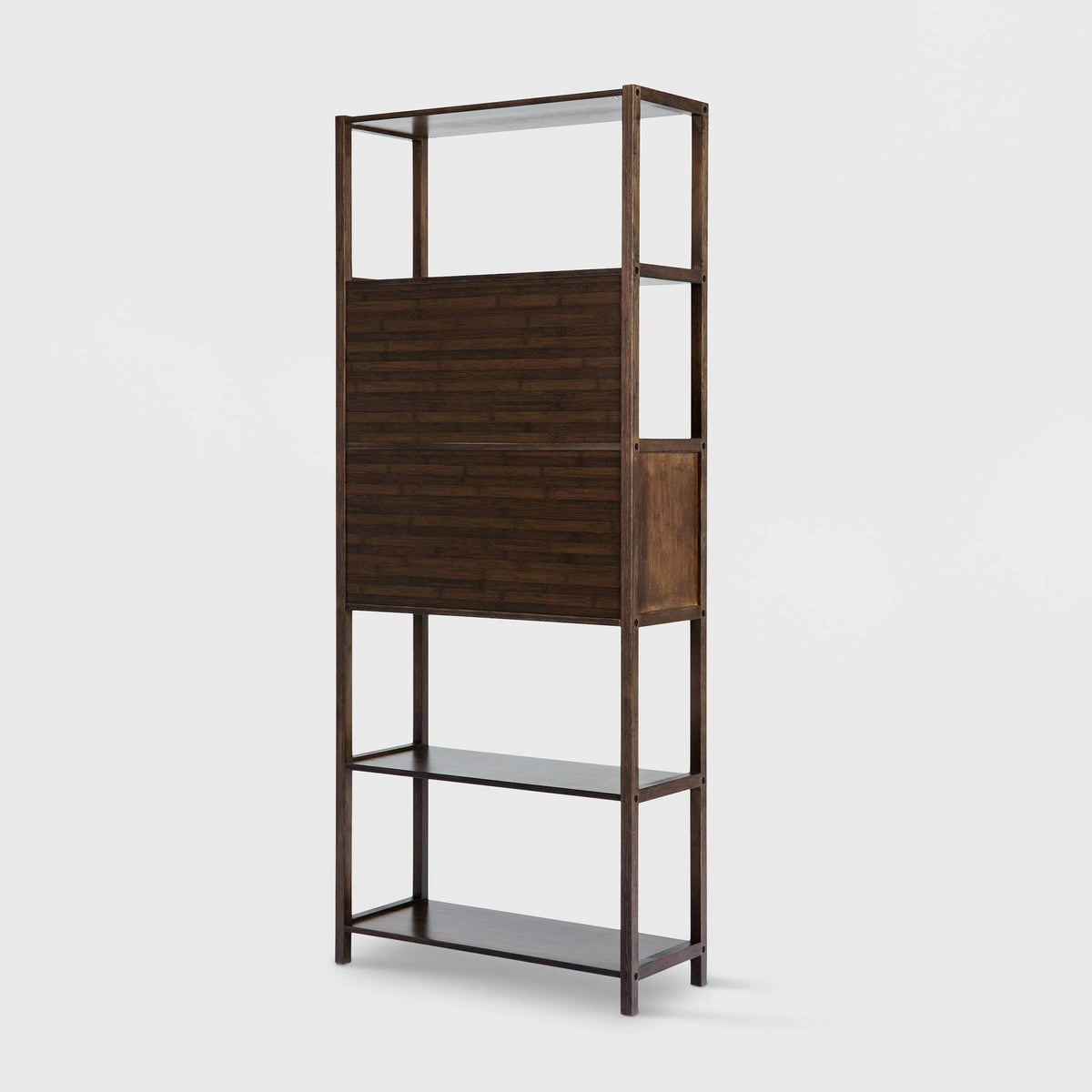 Cappuccino Bamboo Bookcase N1212