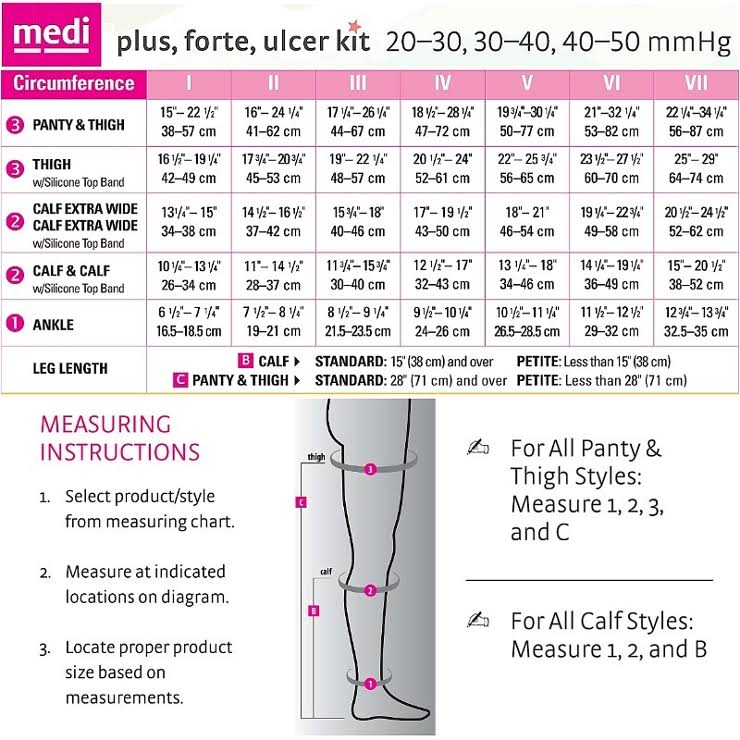 Beige Calf High Closed Toe Compression Stocking C96377