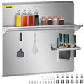 36 x 30.7 in. Stainless Steel Range Backsplash with Shelf Q22280