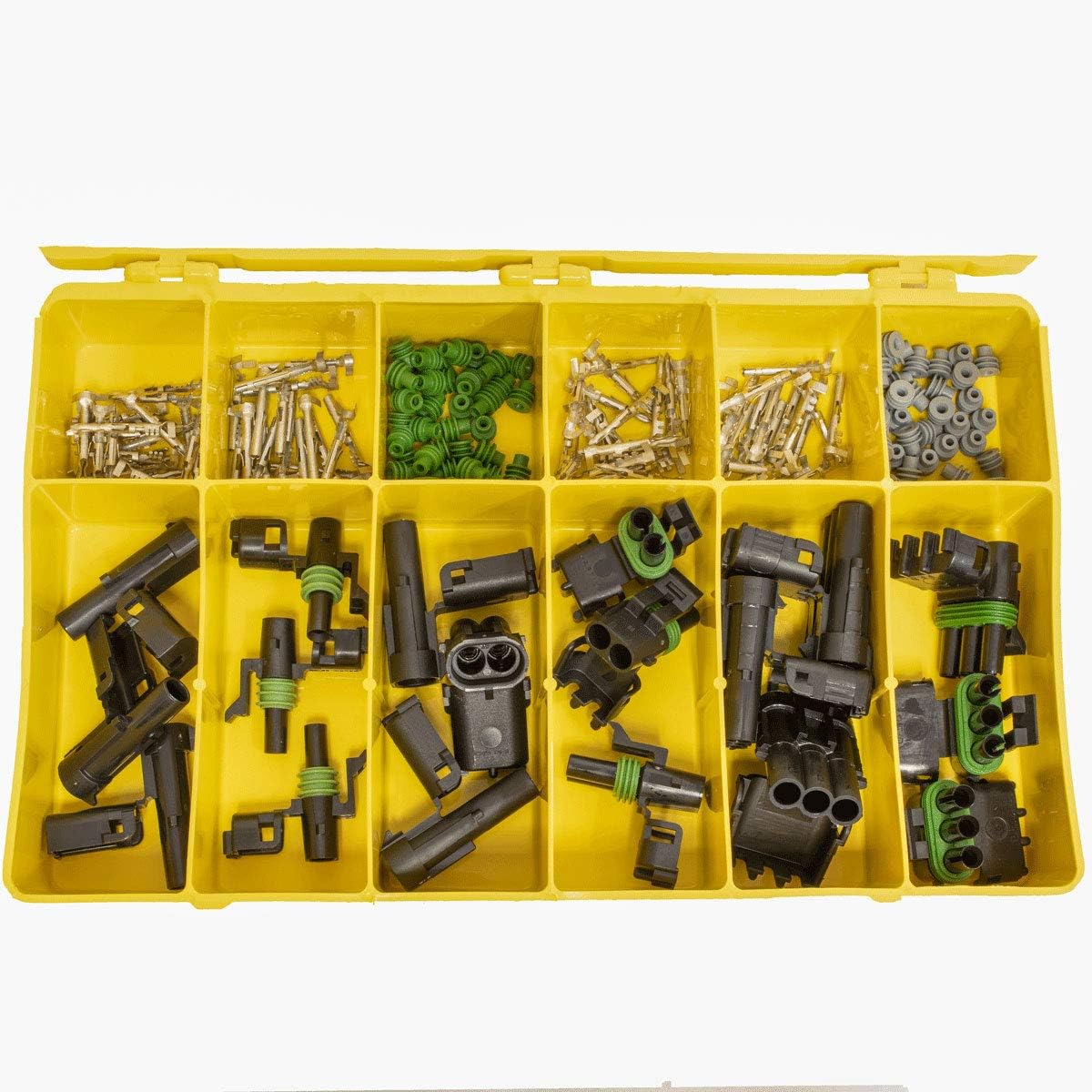 178 Piece Sealed Weatherproof Automotive Electrical Connector Kit V4031