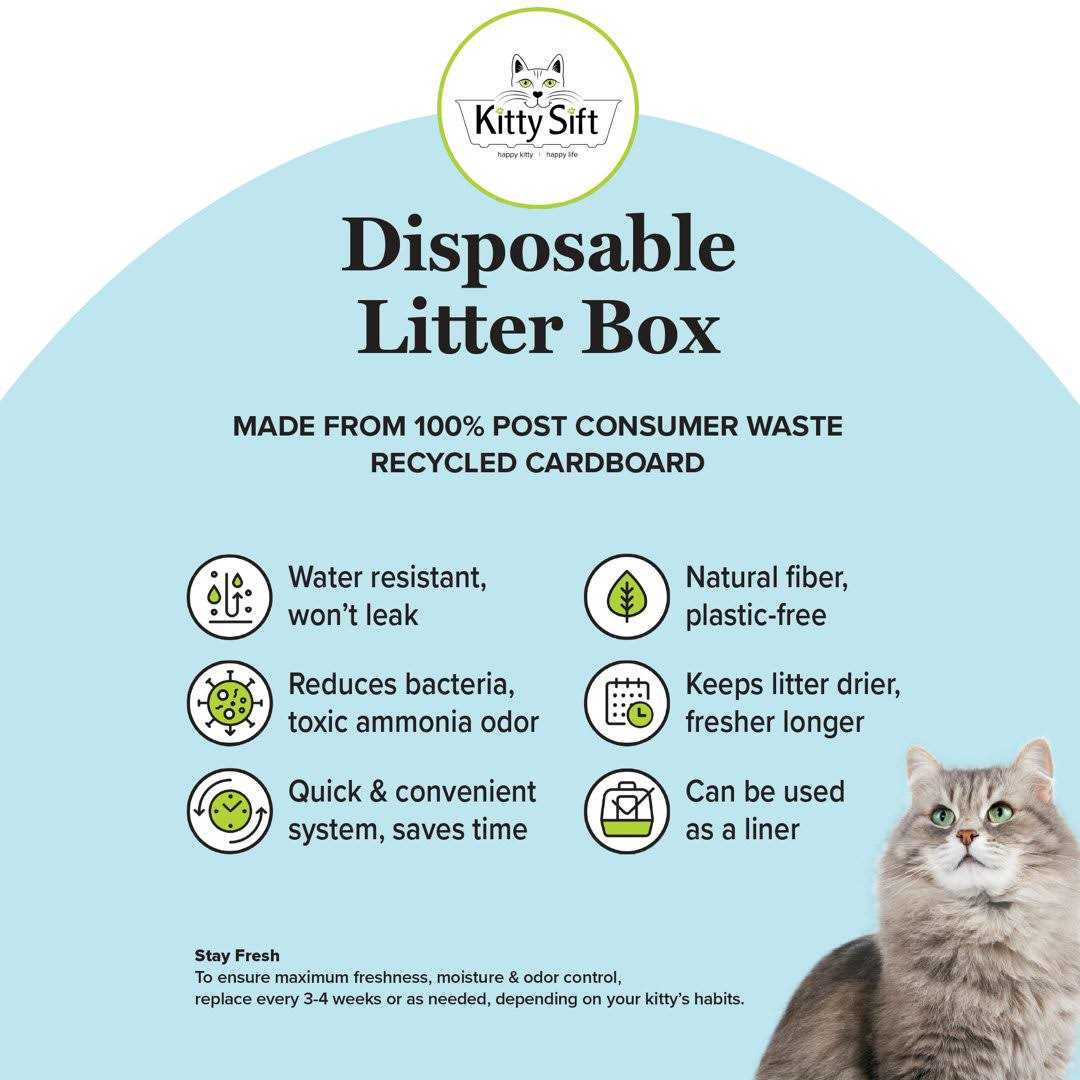 Disposable Sifting Litter Box L5679