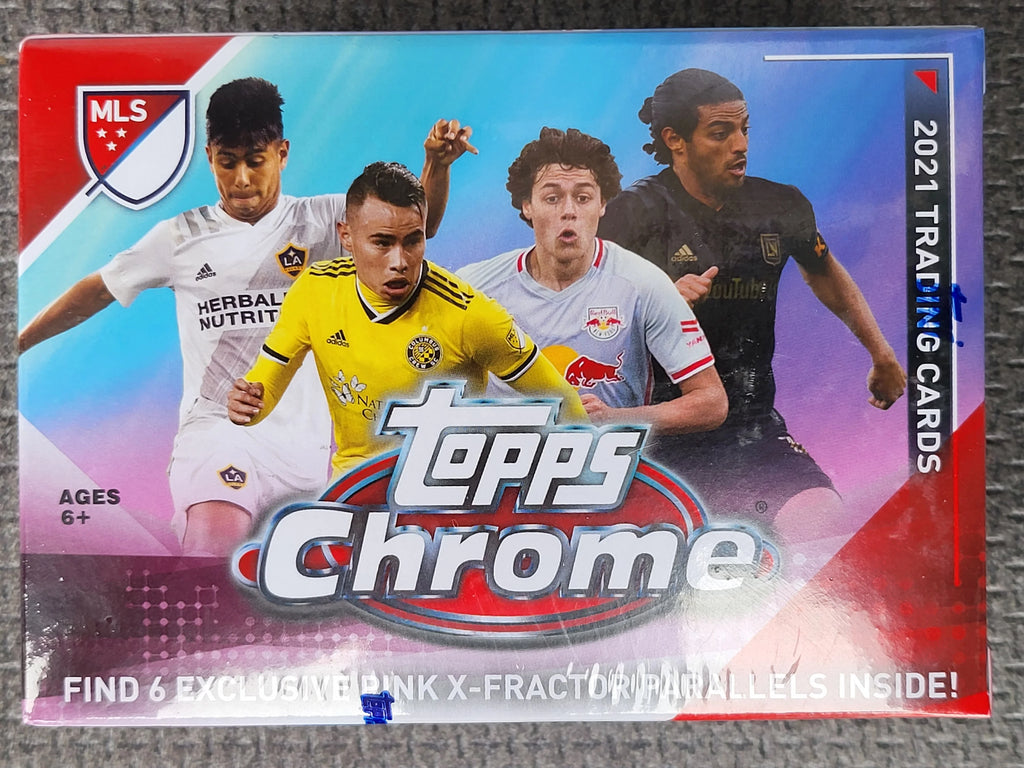 Topps Chrome MLS Soccer Trading Cards Blaster Box W55566