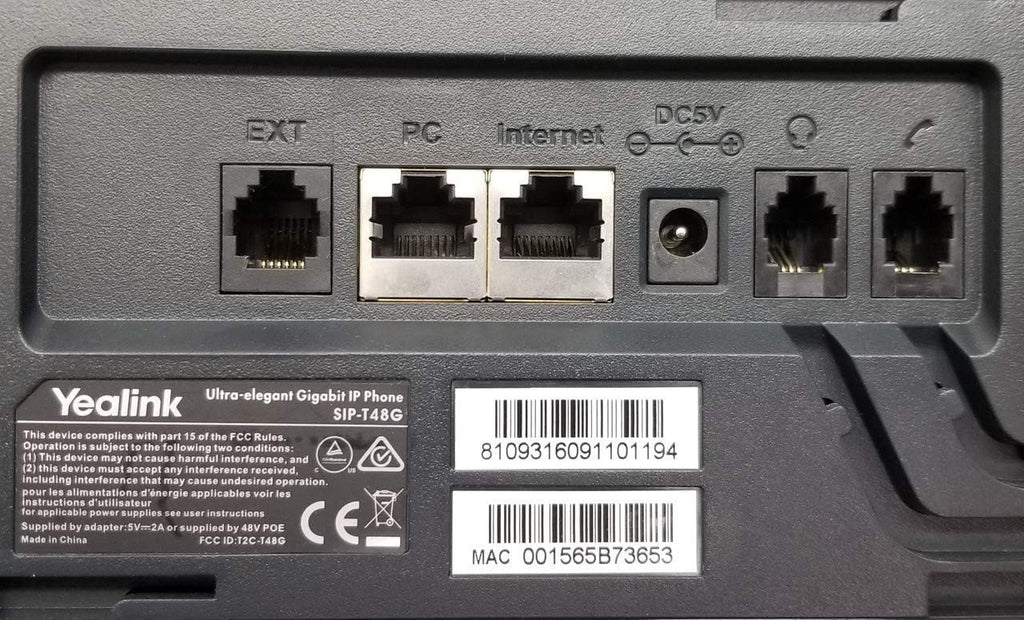 SIP-T48G Gbit VoIP Phone with Touchscreen H468353