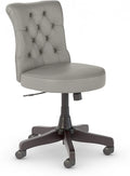 Light Gray Leather Office Chair P38516