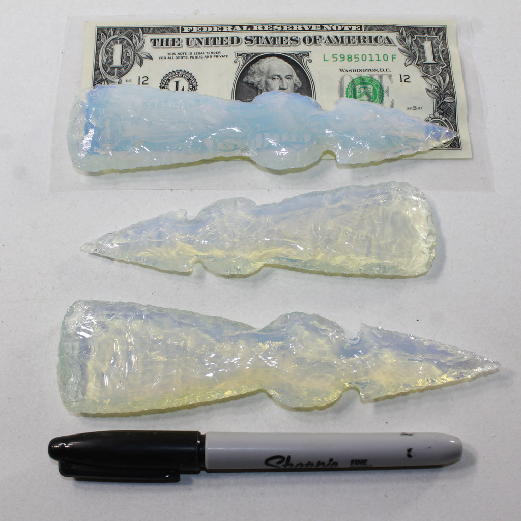 Opalite Ornamental Tomahawk Heads L639920