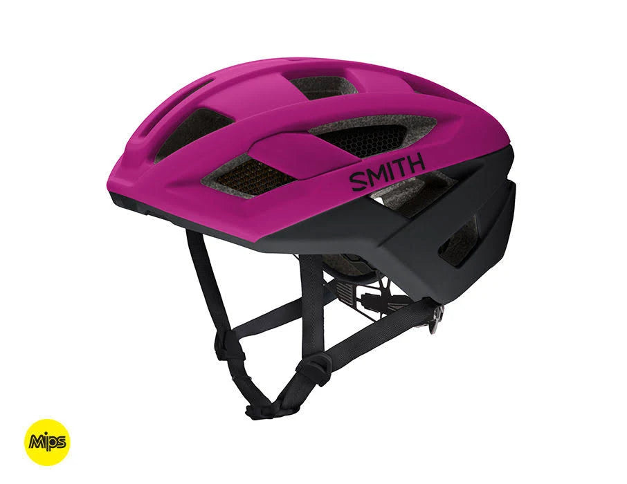 Matte Hibiscus/Black MIPS Helmet S298878