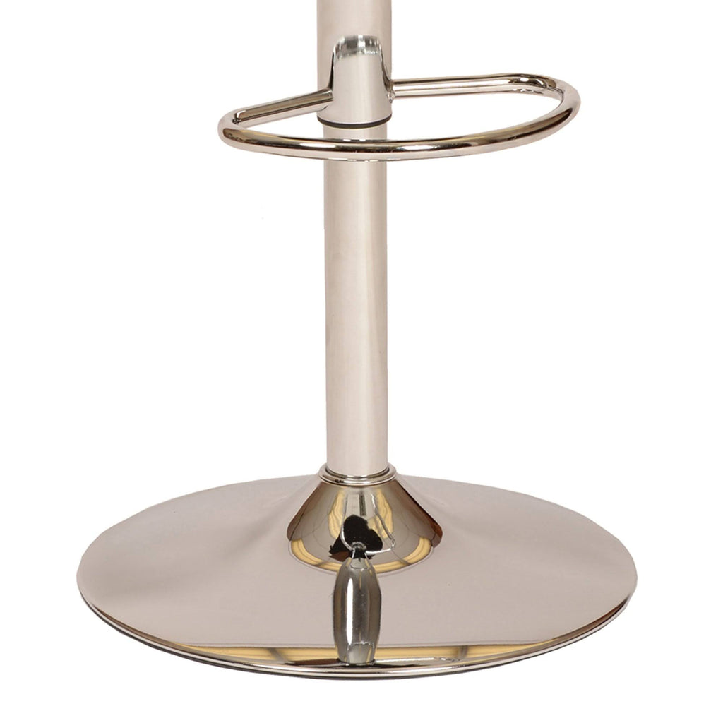 Black and Chrome Swivel Barstool M98771
