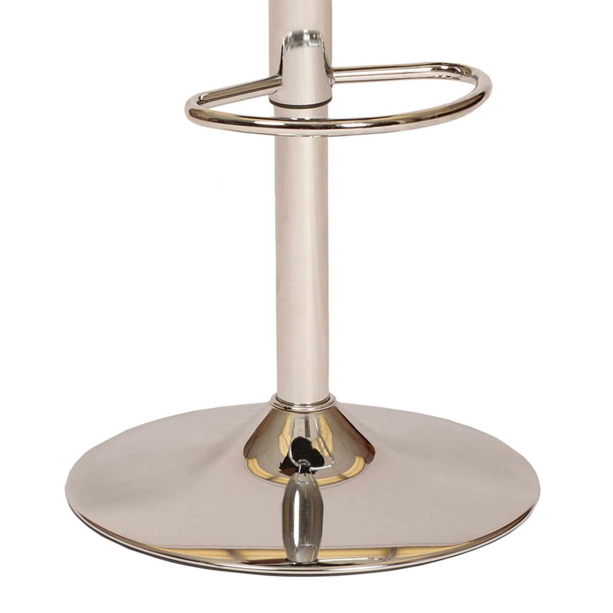 Black and Chrome Swivel Barstool M98771
