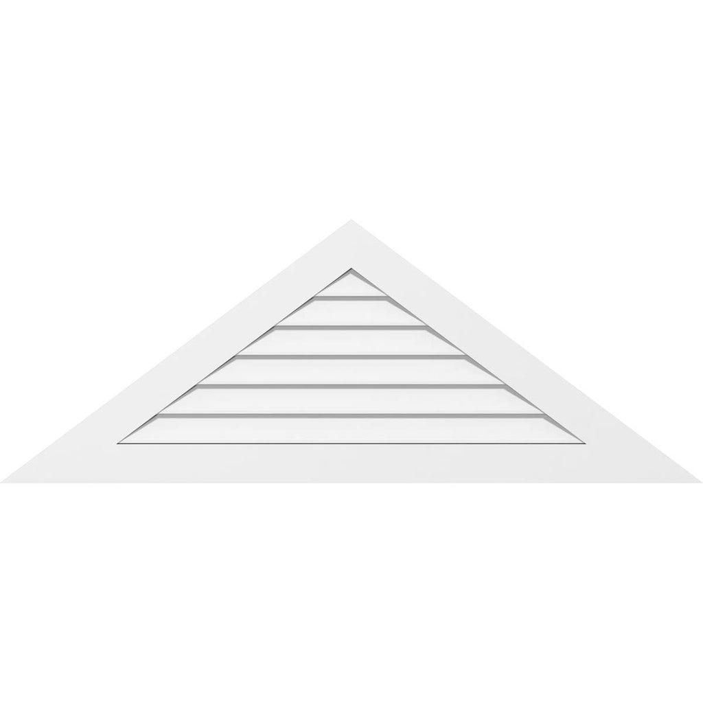Triangle Surface Mount PVC Gable Vent C802