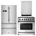 36 Liquid Propane Range, Refrigerator, Dishwasher D406
