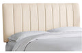 Beige Cal King Channel Headboard E637
