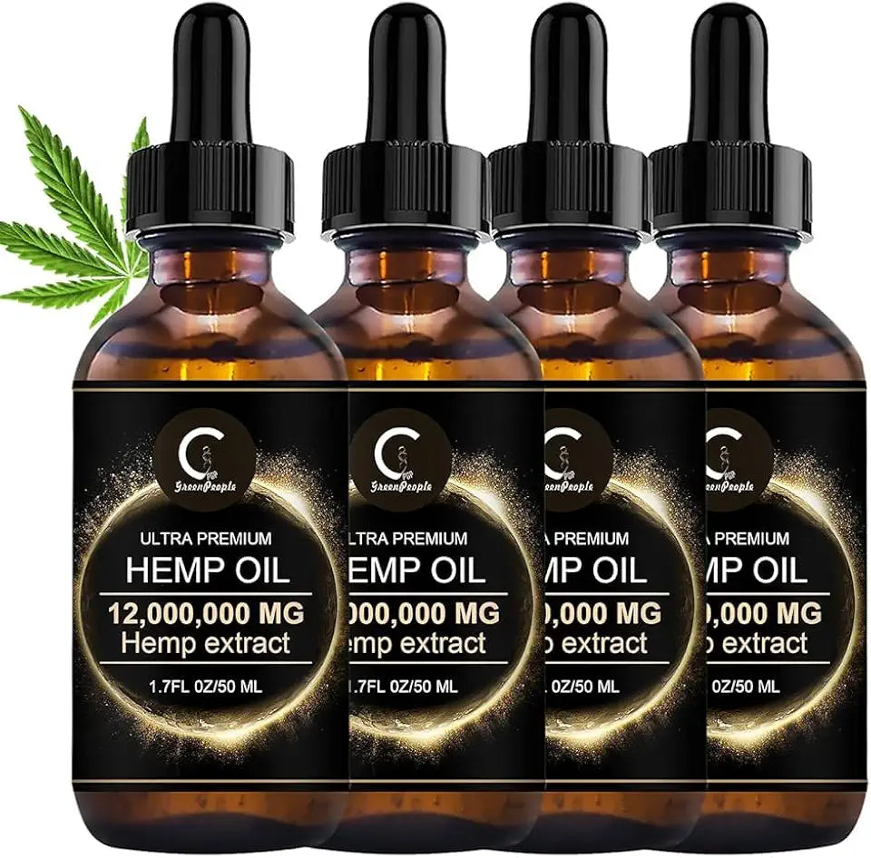Natural Hemp Oil Extract 4 Pack A900