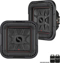 10" 1000W Shallow Mount Subwoofers S6877