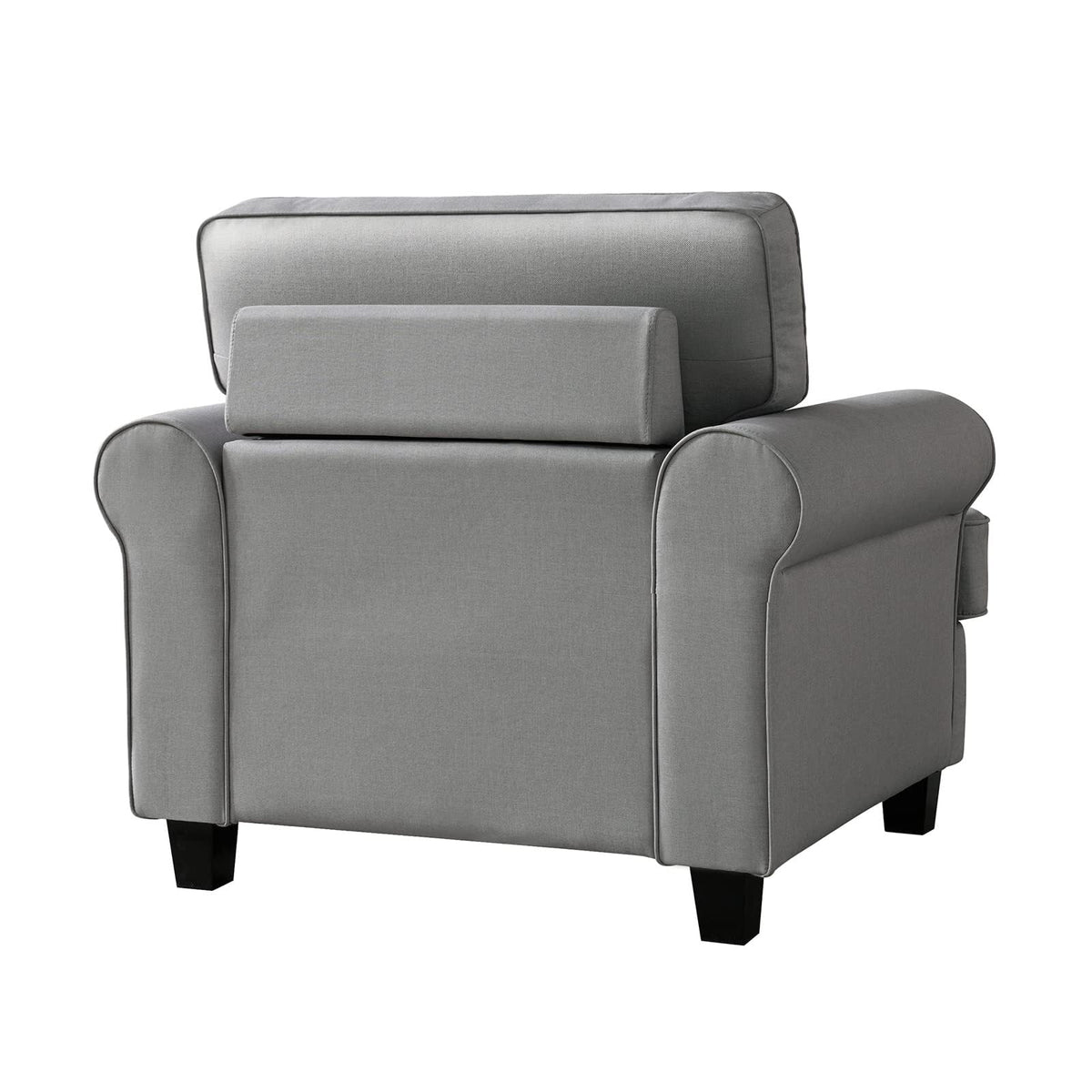 Light Gray Upholstered Accent Chair A460229