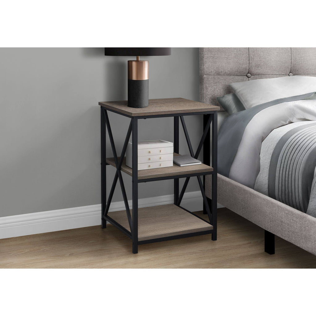Dark Taupe Contemporary Accent Table G246