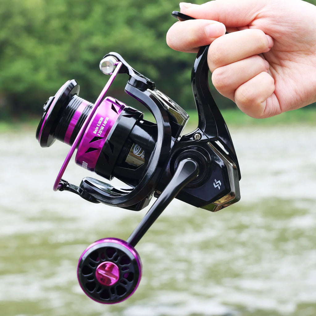 5.2:1 Gear Ratio Spinning Reel with Aluminum Spool O695